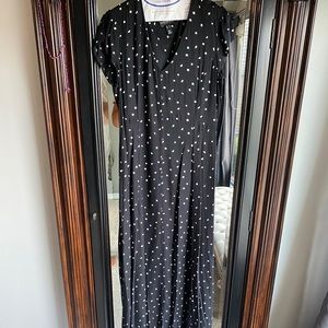 Polka Dot Maxi Dress